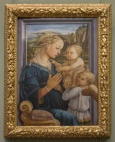 408-3103 IT - Firenze - Uffizi Gallery - Filipo Lippi - Madonna and Child with Two Angels c 1460-65 squared