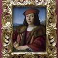 408-3323 IT - Firenze - Uffizi Gallery - Raphael - Portrait of a Young Man with an Apple c 1504-05
