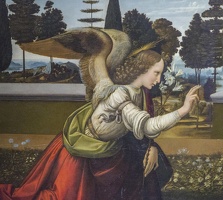 408-3355 IT - Firenze - Uffizi Gallery - da Vinci - Annunciation c 1472