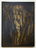 408-7177 IT - Venezia - Peggy Guggenheim Collection - Duchamp - Nude (study), Sad Young Man on a Train 1911-12